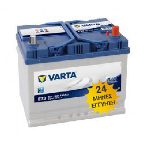 Μπαταρία Αυτοκινήτου VARTA E23 70Ah 630A